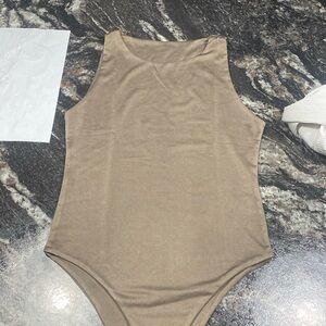 Light brown body suit!